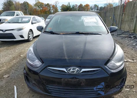 2014 Hyundai Accent Gs из США, поврежденный, VIN KMHCT5AE6EU165669